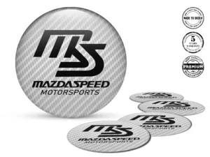 Mazda Speed Radplaketten Ausgabe Harzgewölbte Labels